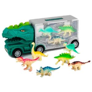 Camion transportador dino c/3 dinosaurios. 818-11. Caja 30cm x 13cm