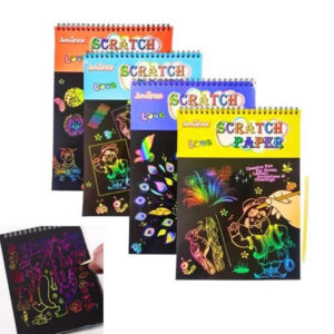 Papel Magico grande con espiral. Trae 6 laminas para dibujar lo que quieras