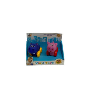 Set de 2 animalitos de 7cm ,rueda libre