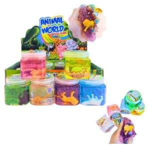 Slime animal World (trae un muñeco de selva dentro)