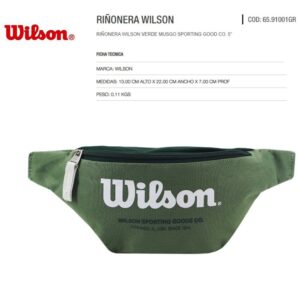 Riñonera Wilson 6591001 verde