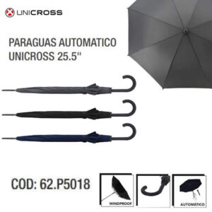 Paraguas Unicross largo automatico 182