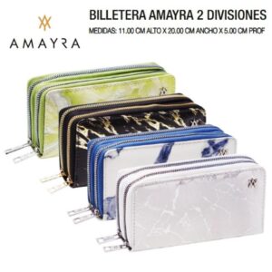 Billetera Amayra 2 divisiones.