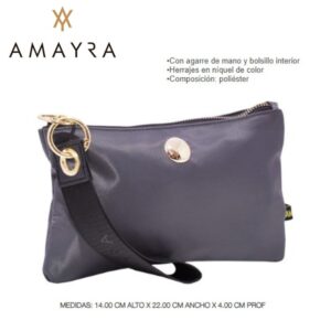 Clutch Amayra Gris