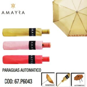 Paraguas corto automatico amayra 438