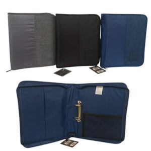 Carpeta 4 Street wear de tela con cierre lateral.