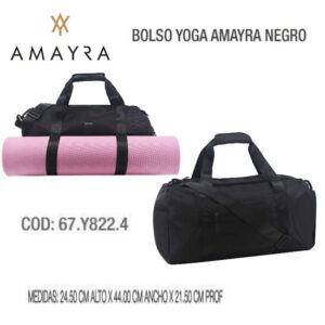 Bolso Amayra de yoga Negro 247