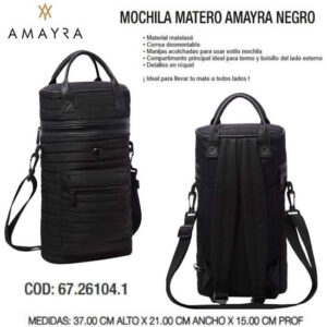 Mochila Matero Amayra Negro 417