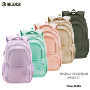 Mochila 17 pulgadas Influencer Sweet 242