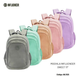 Mochila 17 pulgadas Influencer Sweet 259