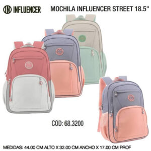 Mochila 18 pulgadas Influencer Street