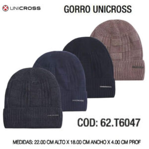 Gorro Unicross 005 con plush dentro.