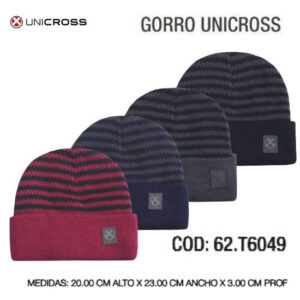 Gorro Unicross 003con peluche dentro.