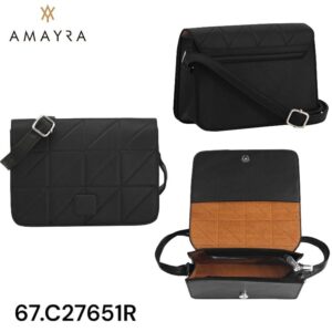 Cartera Amayra negra 6518
