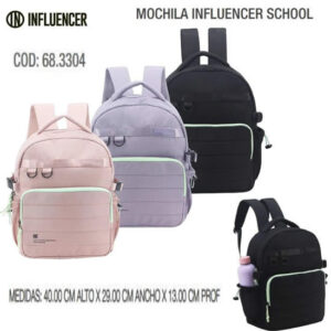 Mochila 16 pulgadas Influencer School 042