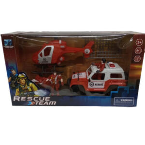 Set de rescate de bomberos.Caja:43 x25cm