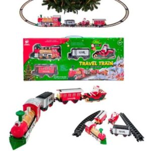 Tren navideño con carruaje de papá noel. Circunferencia de la órbita de 412cm. 8511