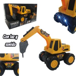 Camion de construccion con luz y sonidos 484. Caja 26 x 16cm