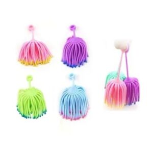 Yoyo silicona con flecos.