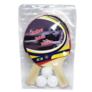 Paleta ping pong con 3 pelotas blister 29×18.5cm