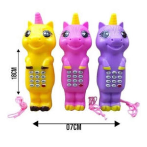 Telefono unicornio a pilas con sonido 226