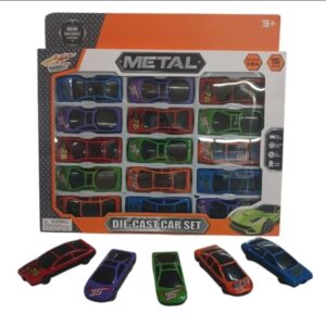 Set de autos x 15 de metal caja 238