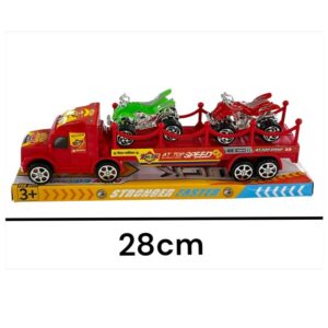 Camion transportador con 2 cuatriciclos 500