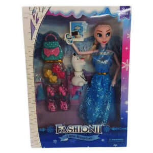 Muñeca con accesorios y muñequito  849-5