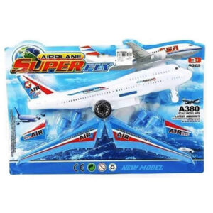 Avion a friccion A380 . Mide 30cm largo
