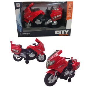 Moto con luz y sonido 918-1. Caja 29 x19cm