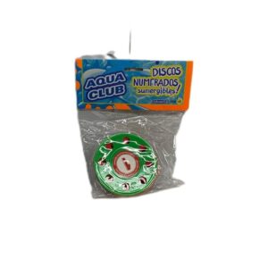 Aqua discos plásticos x6.