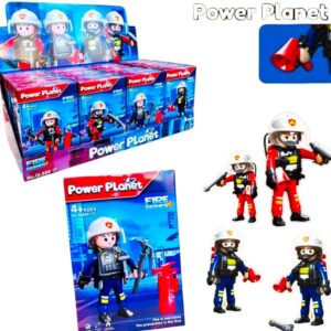 Muñeco power bombero con accesorios