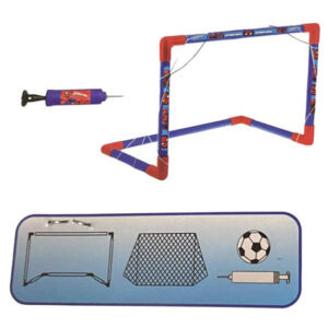 Arco de futbol de Spiderman . 60cm ancho x 40cm alt x 30cm prof.
