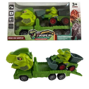 Camion transportador Dino 905. Trae otro camion dino con pala y volcador