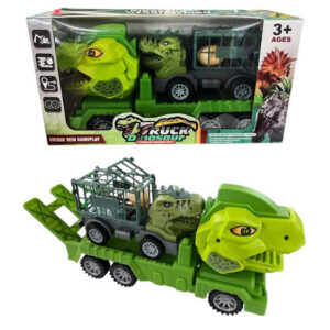 Camion Transportador Dino 378. Trae otro camion con jaula huevo y planta