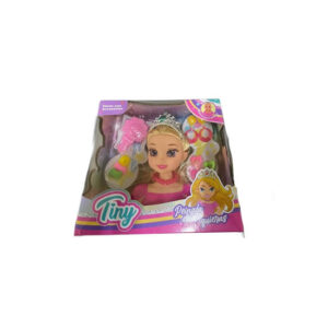 Cabeza de Muñeca para peinar. Con accesorios