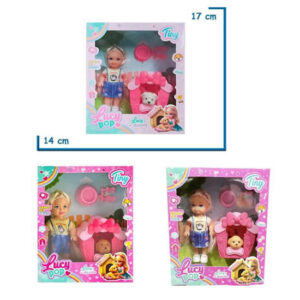 Muñeca Lucy con mascota y accesorios