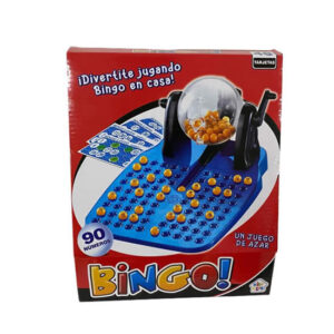 Bingo con bolillero , base  y 48 tarjetas.