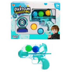 Pistola lanza bolas con blanco.