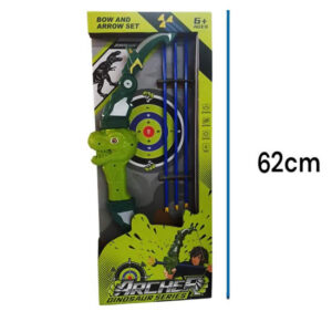 Arco y Flecha Dino. Caja 62cm x 25cm