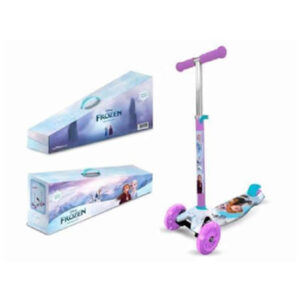 Monopatin 3 ruedas invertidas Frozen. Soporta 35kg