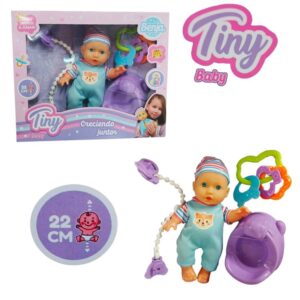 Bebe 22cm Tiny con accesorios 76574. Benja