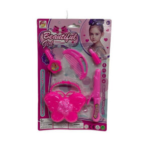 Set belleza c/cartera y planchita. Blister 27x17cm