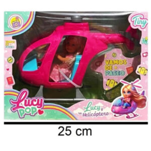 Muñeca Lucy con helicoptero