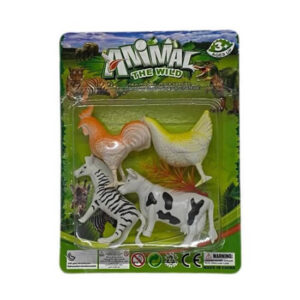 Set de animales de granja.Blister:14x 19cm