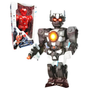 Robot caja transformer con luces y sonido 40cm
