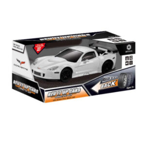 Vehiculo pull back corvette. Escala 1:24 Con luz y sonido