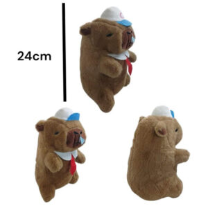 Peluche capivara con gorro