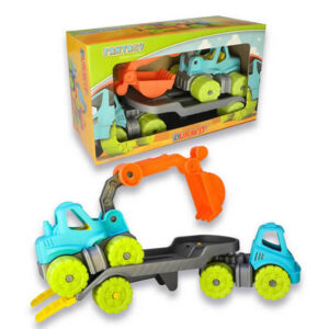 Mini retro con trailer infantil