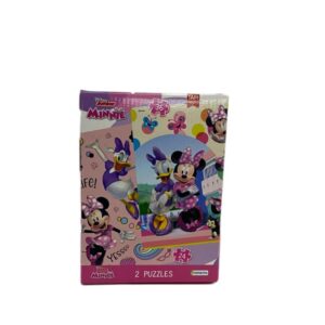 Rompecabezas Minnie x 2. 24/36 piezas.